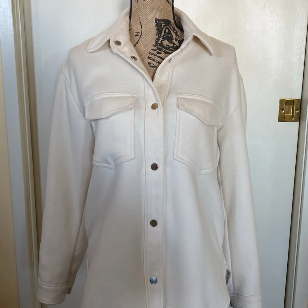 Abercrombie & Fitch Ivory Shirt/Jacket - Picture 3 of 8